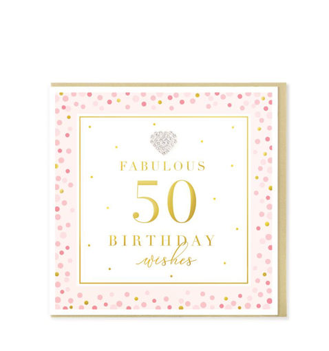 Picture of FABULOUS 50 BIRTHDAY CARD